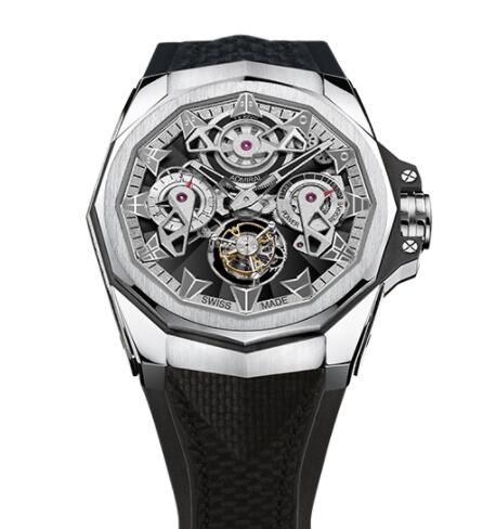 Review Copy Corum Admiral 45 Tourbillon Openworked Watch A298/03899 - 298.100.04/F249 DD10